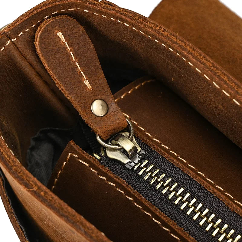 Men’s Leather Briefcase – Structured Business Bag for Professionals