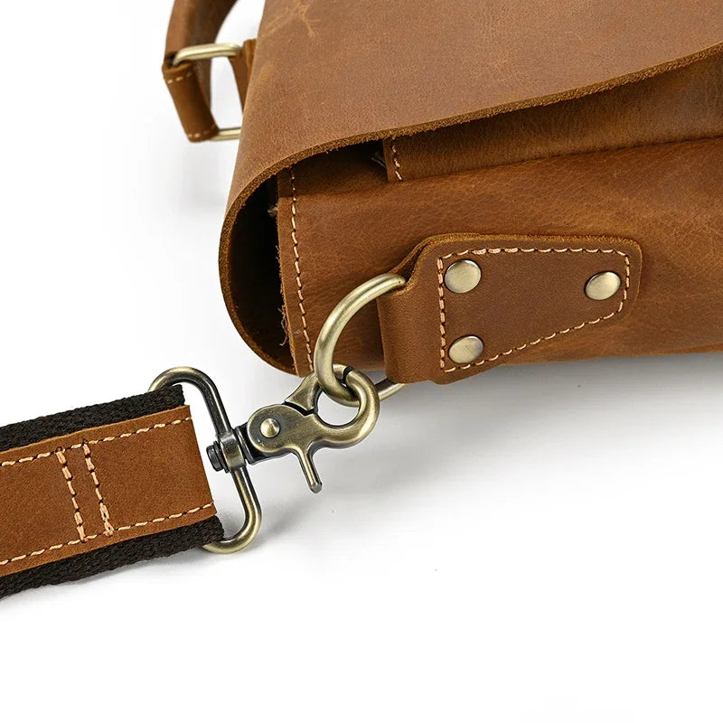Men’s Leather Briefcase – Structured Business Bag for Professionals