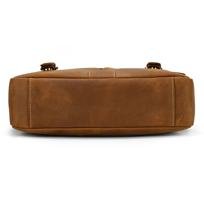 Men’s Leather Briefcase – Structured Business Bag for Professionals