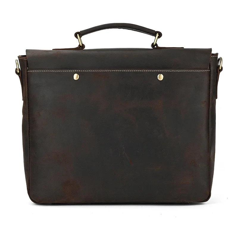 Men’s Leather Briefcase – Structured Business Bag for Professionals