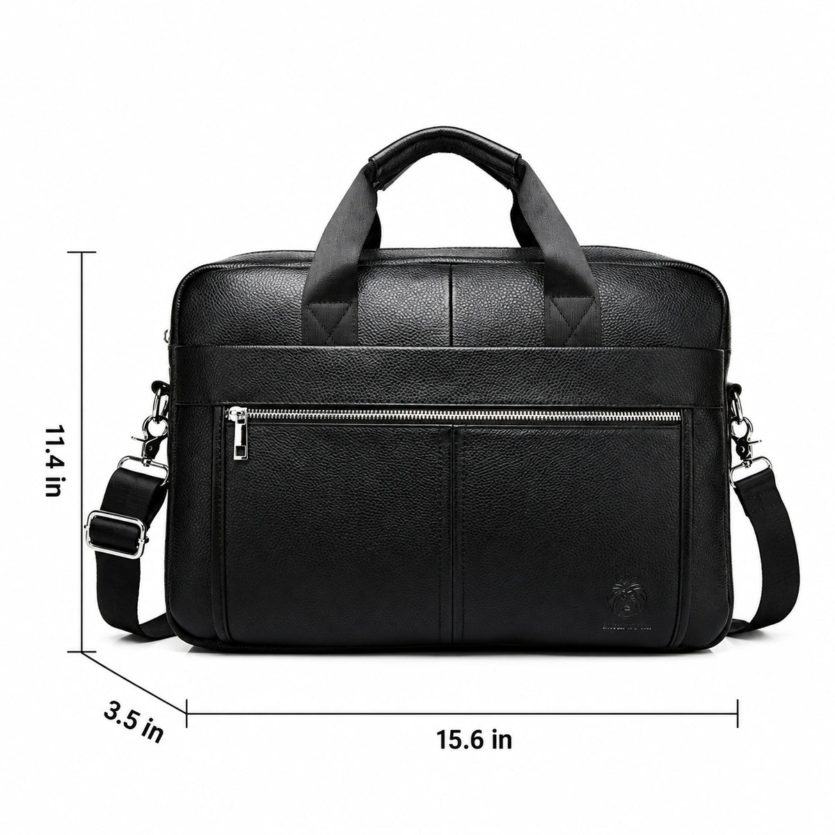Men’s Leather Business Briefcase – Structured Work Laptop Bag