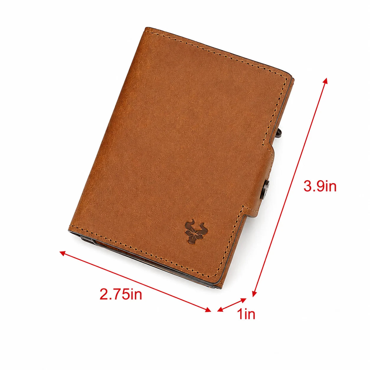 Men’s Leather Card Holder - RFID Wallet with Coin Pocket