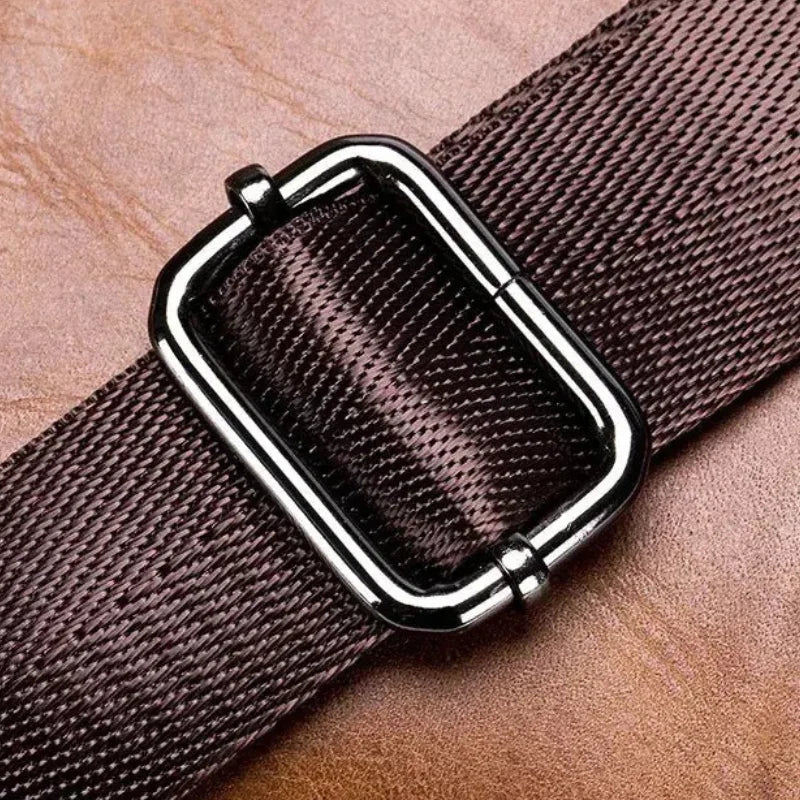 Men’s Leather Crossbody Bag – Small Multi-Pocket Everyday Carry