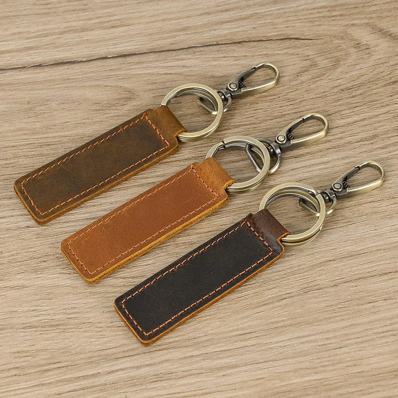 Men’s Leather Keychain - 3-Piece Set