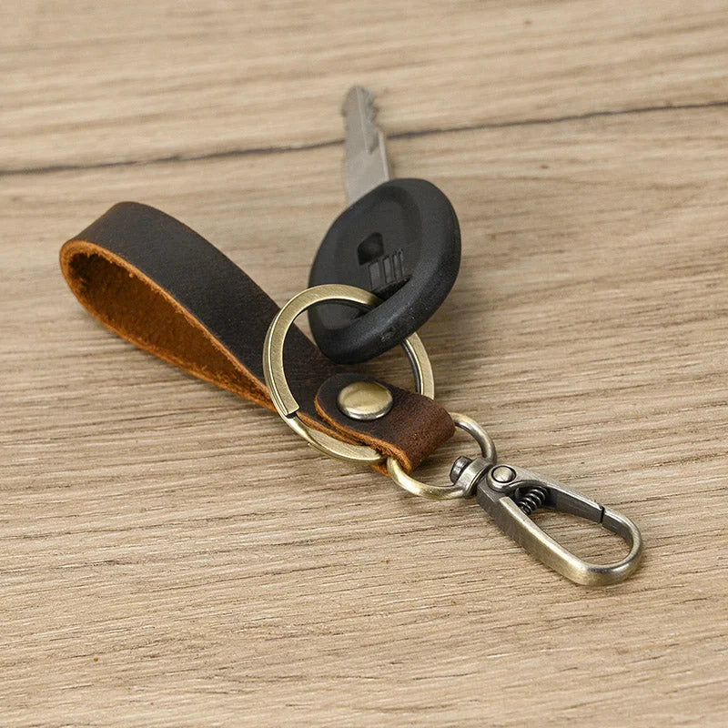Men’s Leather Keychain - 3-Piece Set