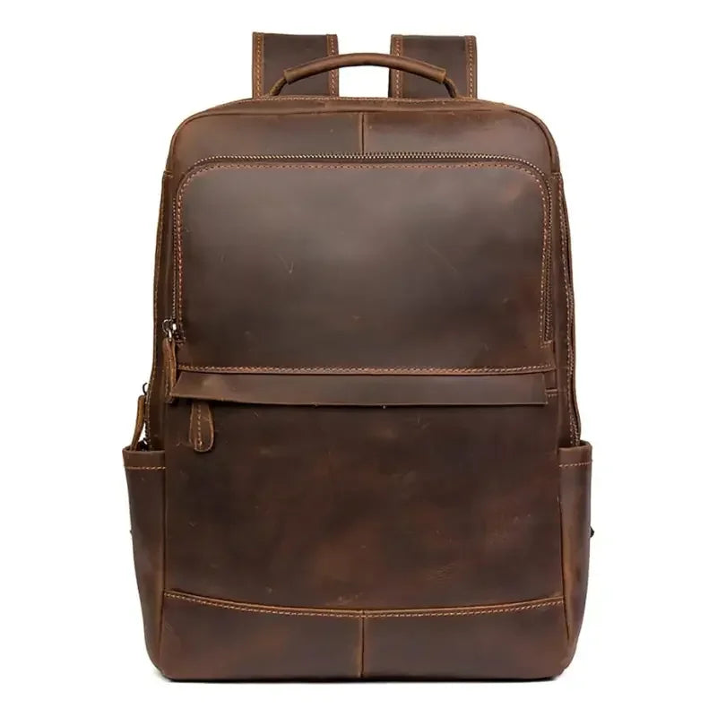 Men’s Leather Laptop Backpack – 15.6’’ Work Bag