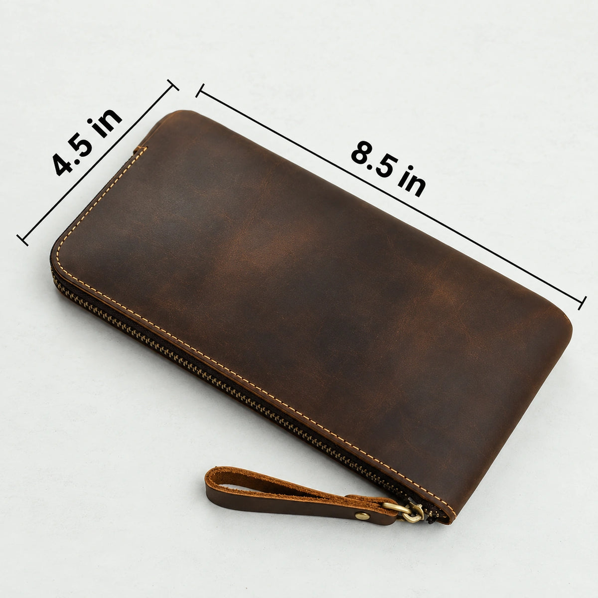 Men’s Leather Pen Case - Card & Cash Organizer