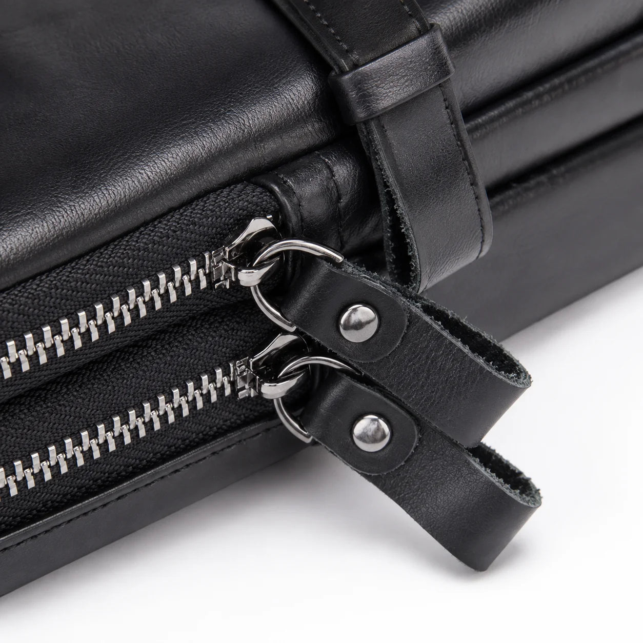Men’s Leather Sling Bag - Tablet-Ready Chest Bag