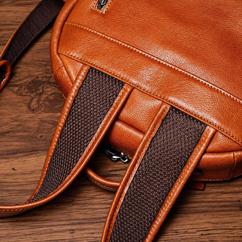 Men’s Leather Work Backpack – 15.6’’ Laptop Carry