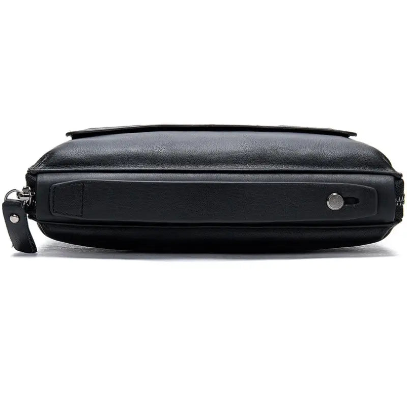Men’s Leather Zip Wallet – Single or Double Zip Clutch