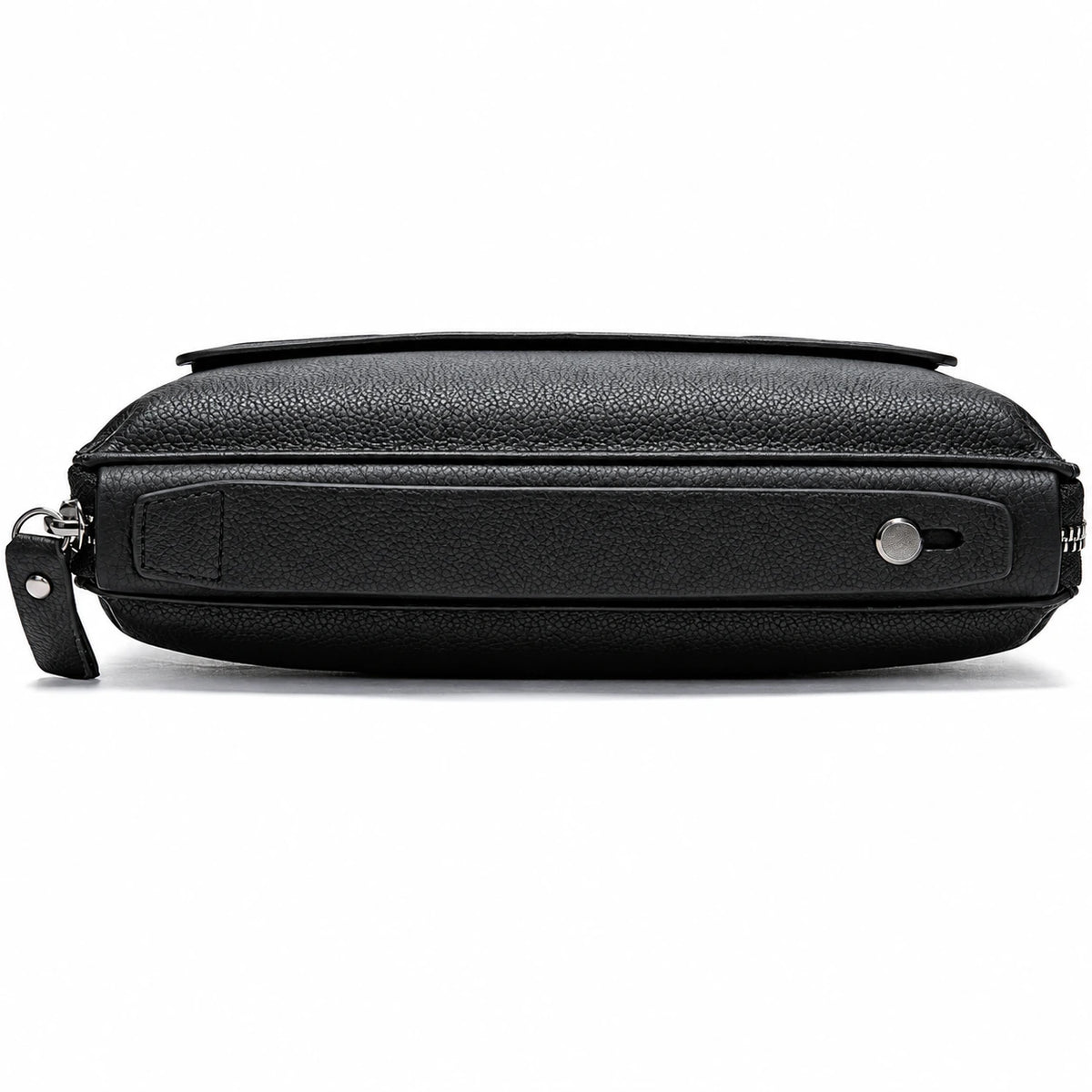 Men’s Leather Clutch Bag - Single Zip Wristlet