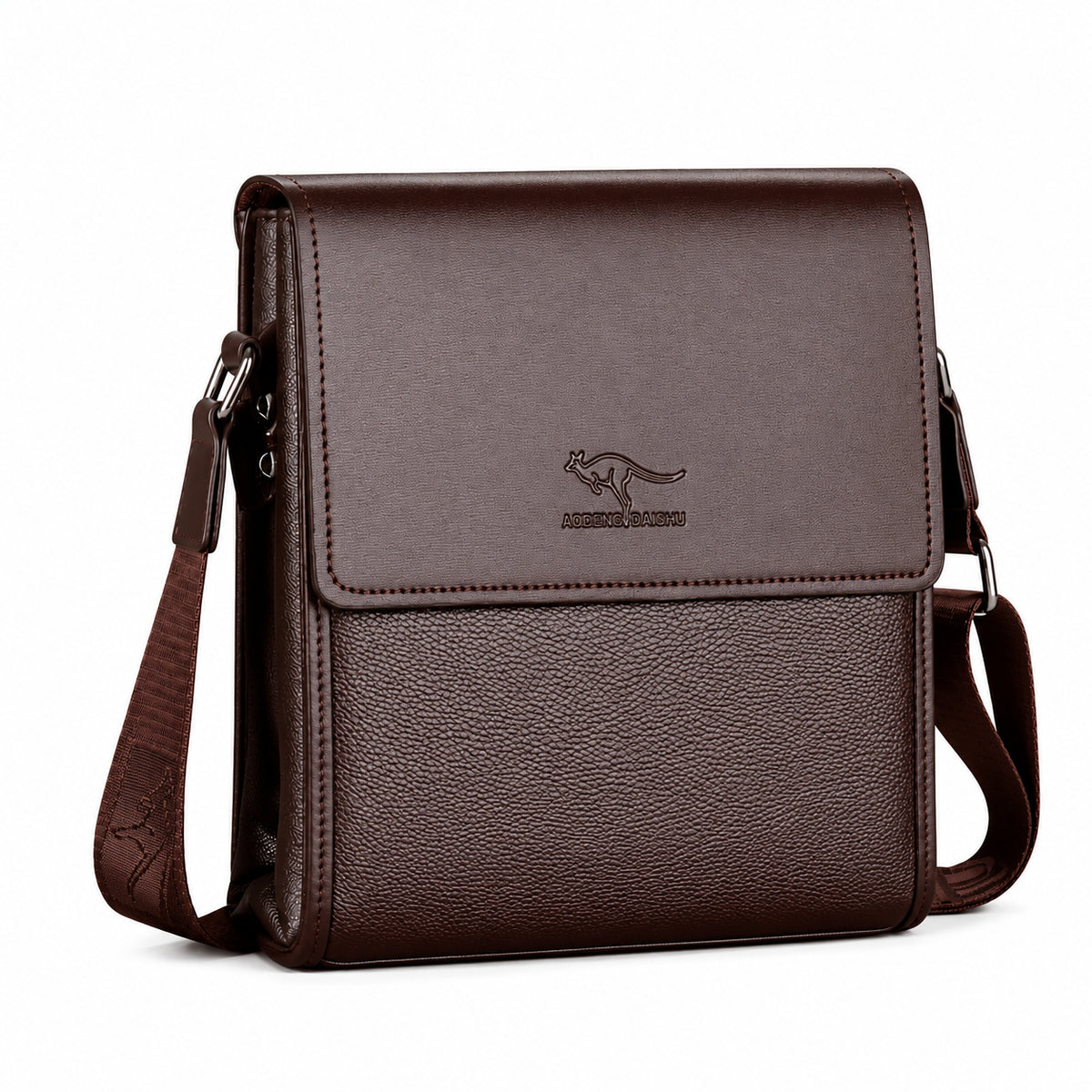 Men’s Messenger Bag - Vertical Organizer Design