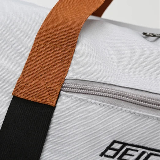 Men’s Nylon Duffle Bag - Trolley Strap Weekender with Shoe Pocket