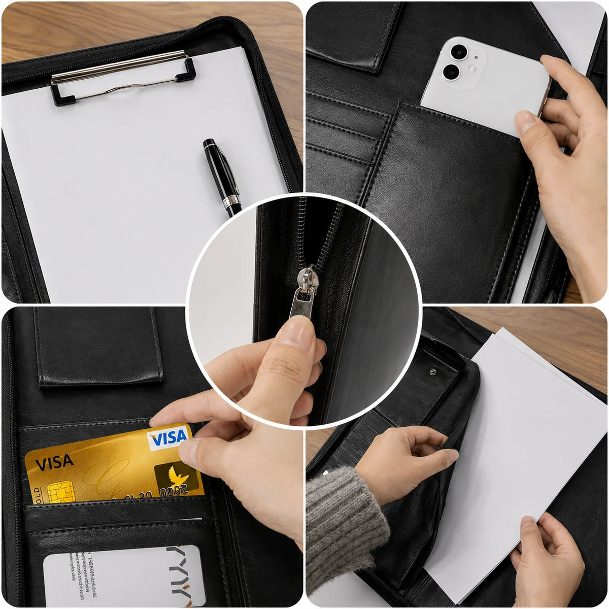 Men’s Padfolio - A4 Clipboard & Tablet Organizer