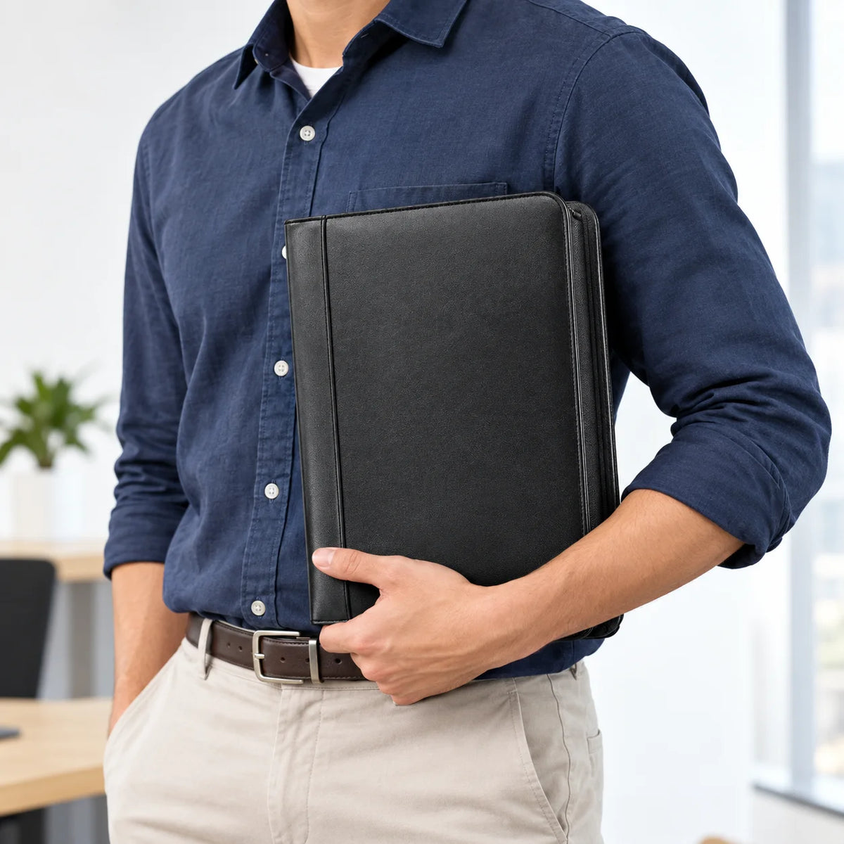 Men’s Padfolio - A4 Clipboard & Tablet Organizer