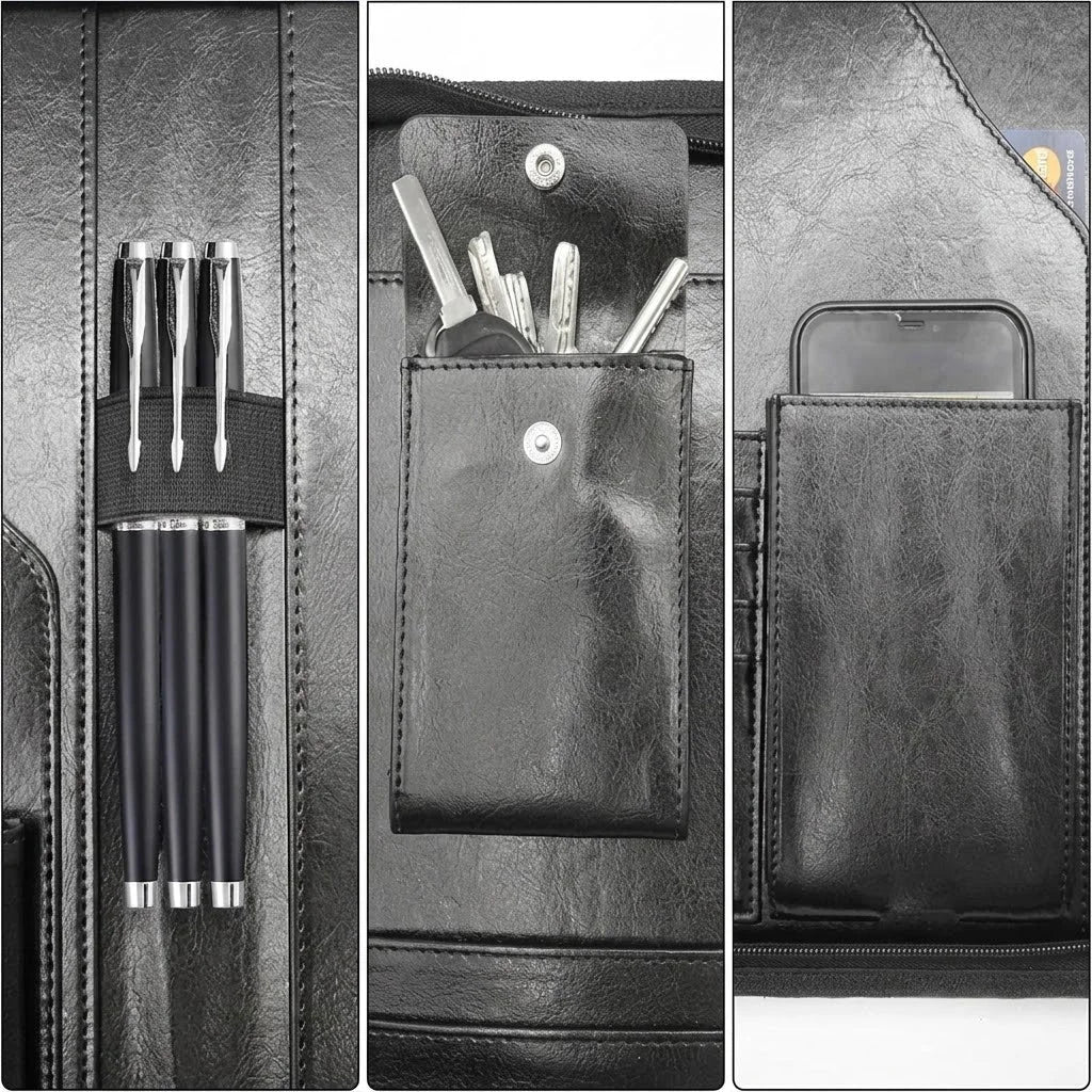 Men’s Padfolio - A4 Clipboard & Tablet Organizer