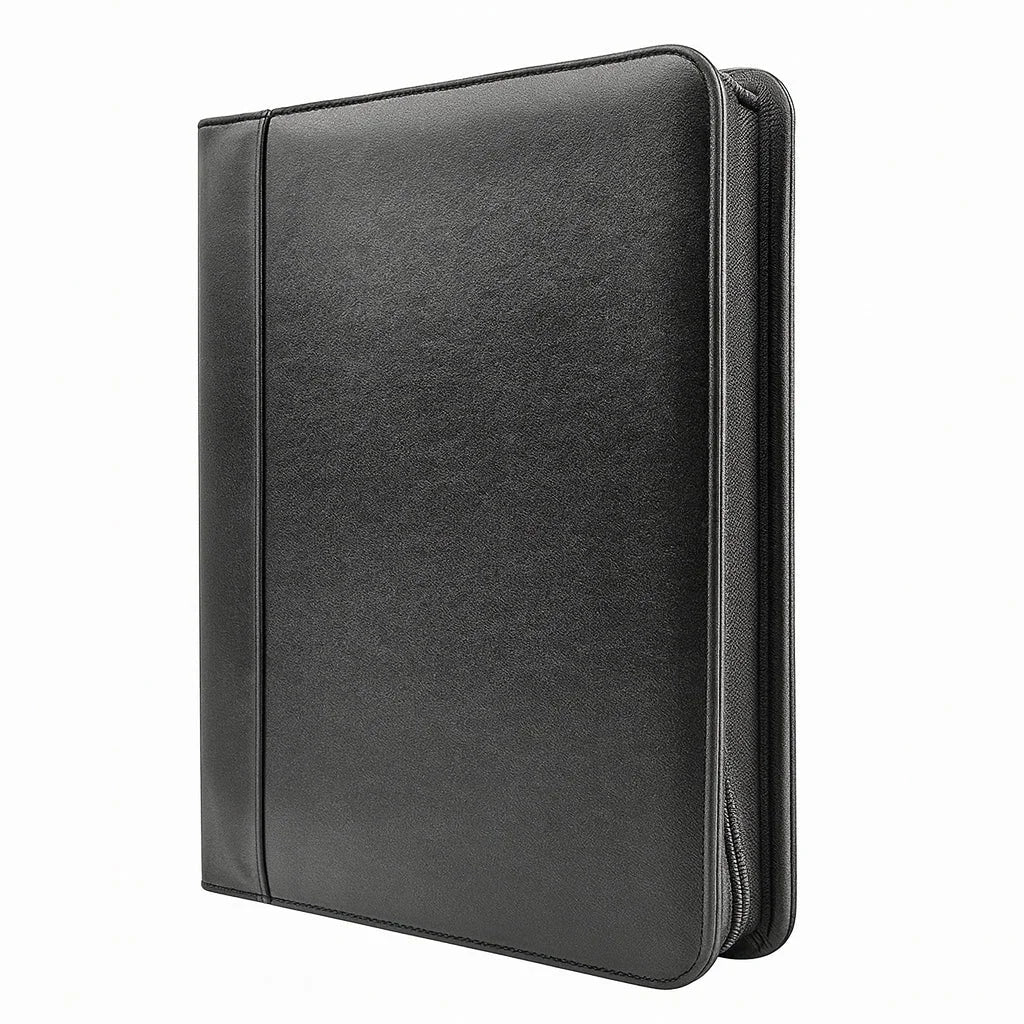 Men’s Padfolio - A4 Clipboard & Tablet Organizer - Black