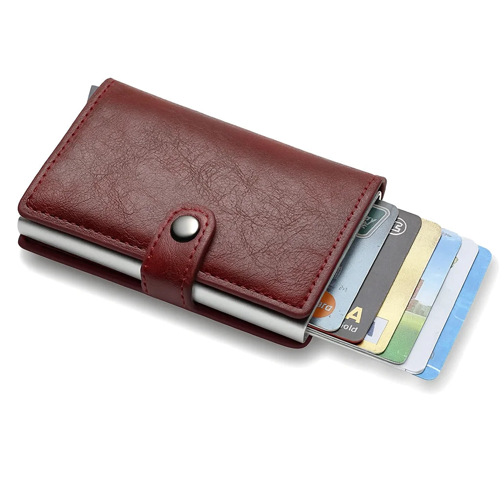 Men’s RFID Card Holder - Pop-Up Wallet with Cash Pocket