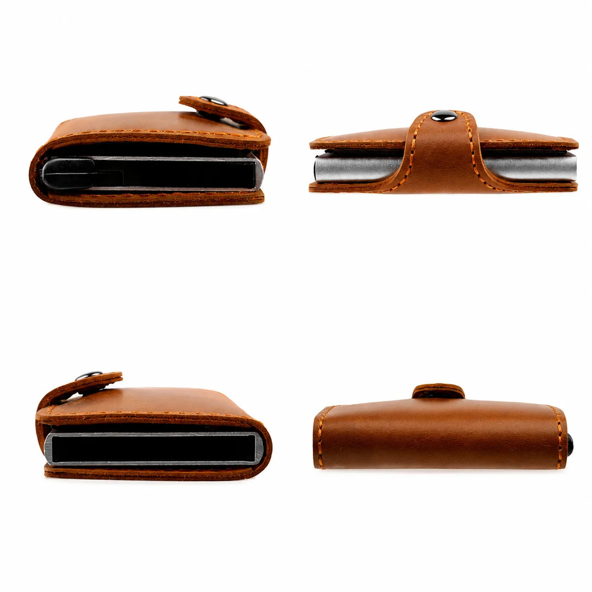 Men’s RFID Card Holder - Pop-Up Wallet with Cash Pocket