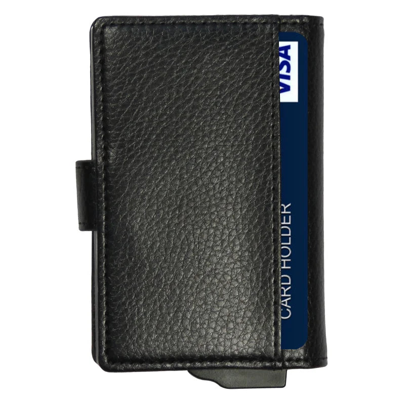 Men’s RFID Card Holder - Pop-Up Wallet with Cash Pocket