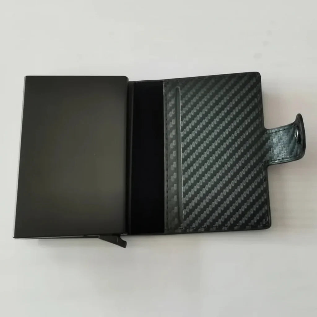 Men’s RFID Card Holder - Pop-Up Wallet with Cash Pocket