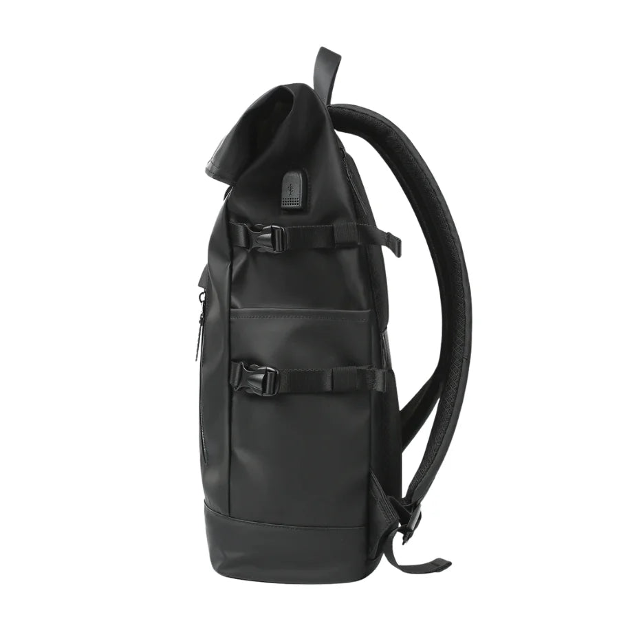 Men’s Roll Top Backpack – Waterproof Expandable Everyday Backpack