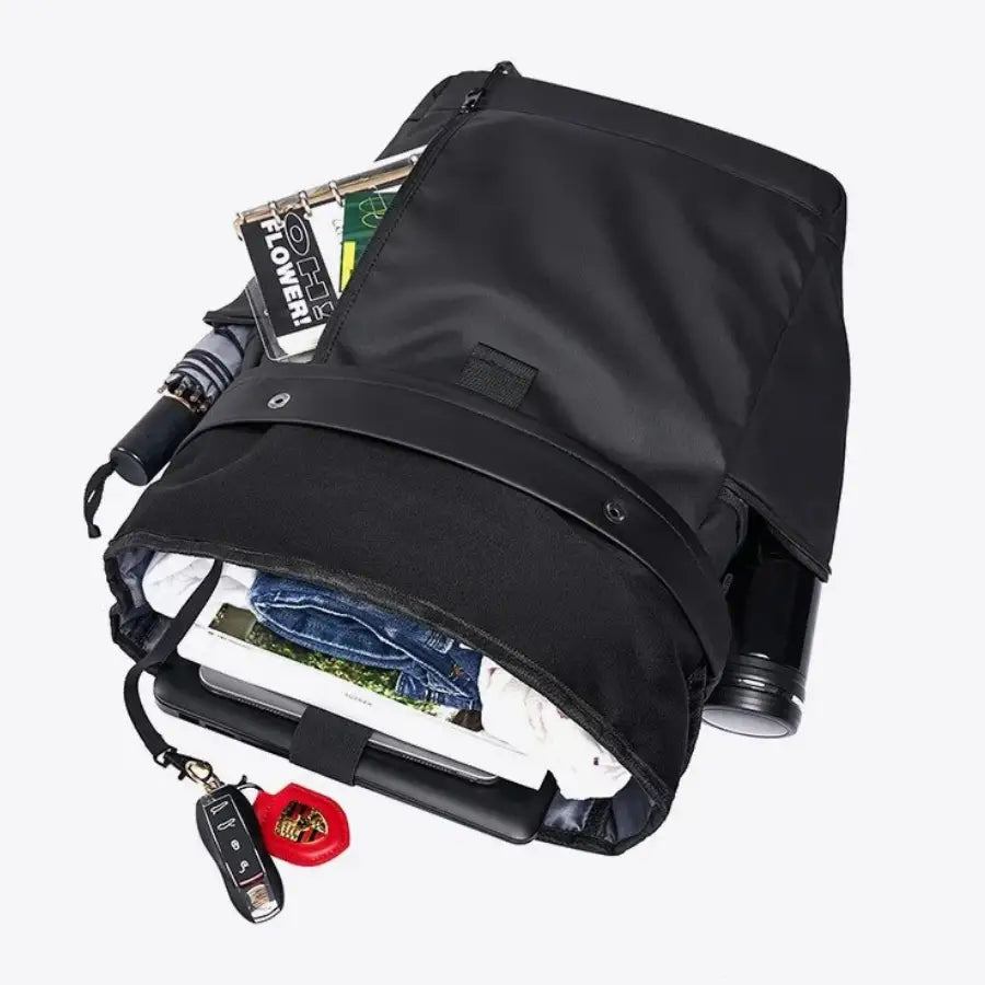 Men’s Roll-Top Backpack – Waterproof Travel & Work Bag