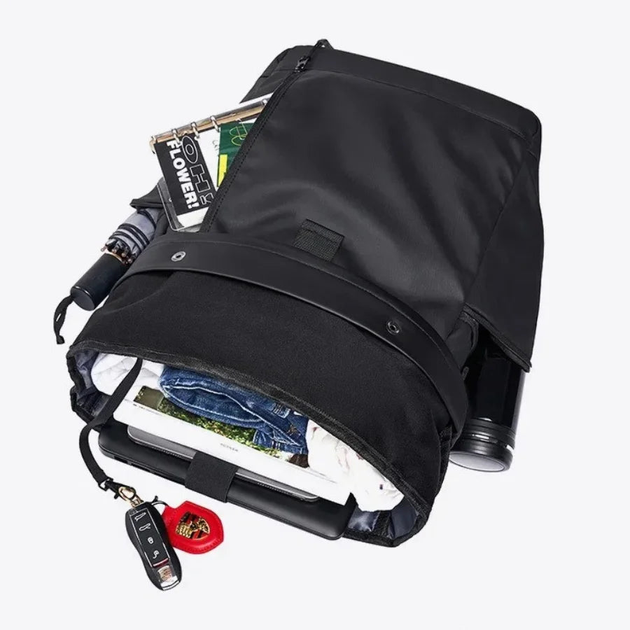 Men’s Roll-Top Backpack – Waterproof Travel & Work Bag