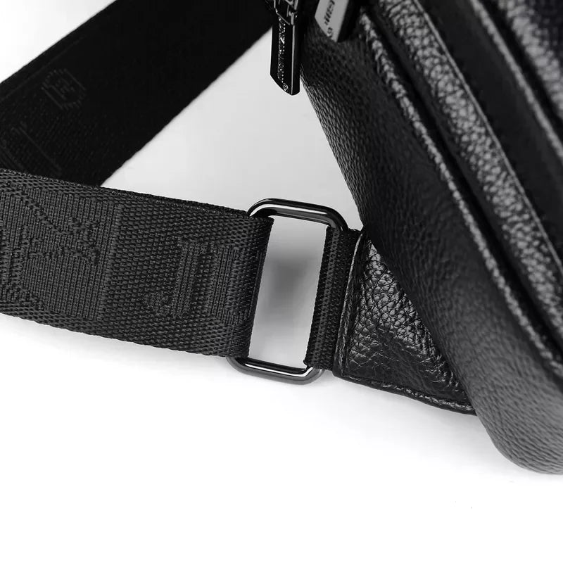 Men’s Sling Bag - 2-Pocket Crossbody Chest Bag