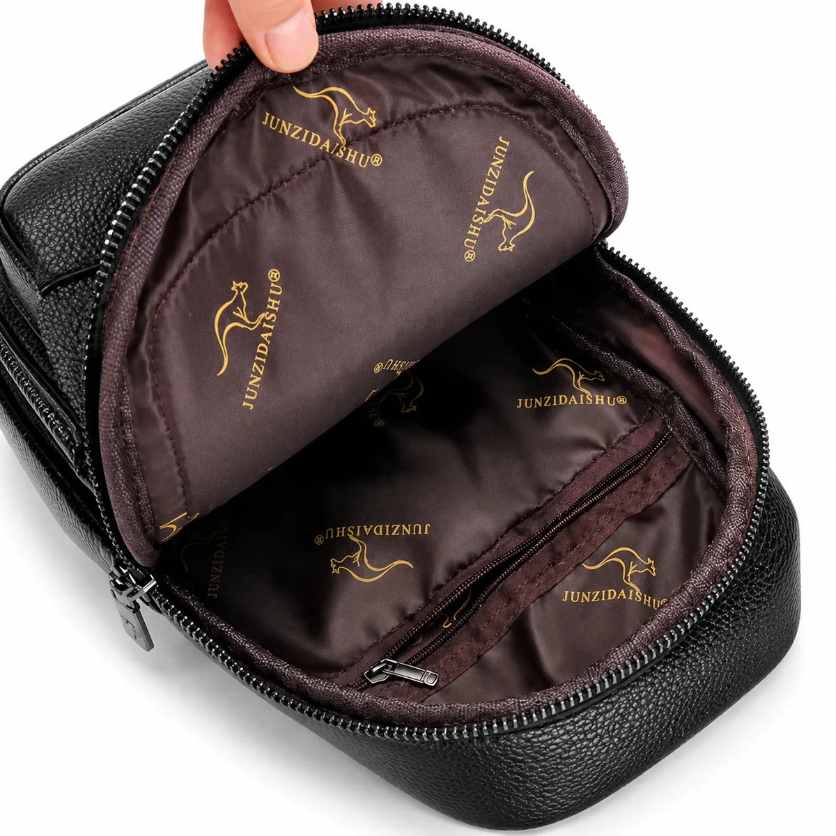 Men’s Sling Bag - 2-Pocket Crossbody Chest Bag