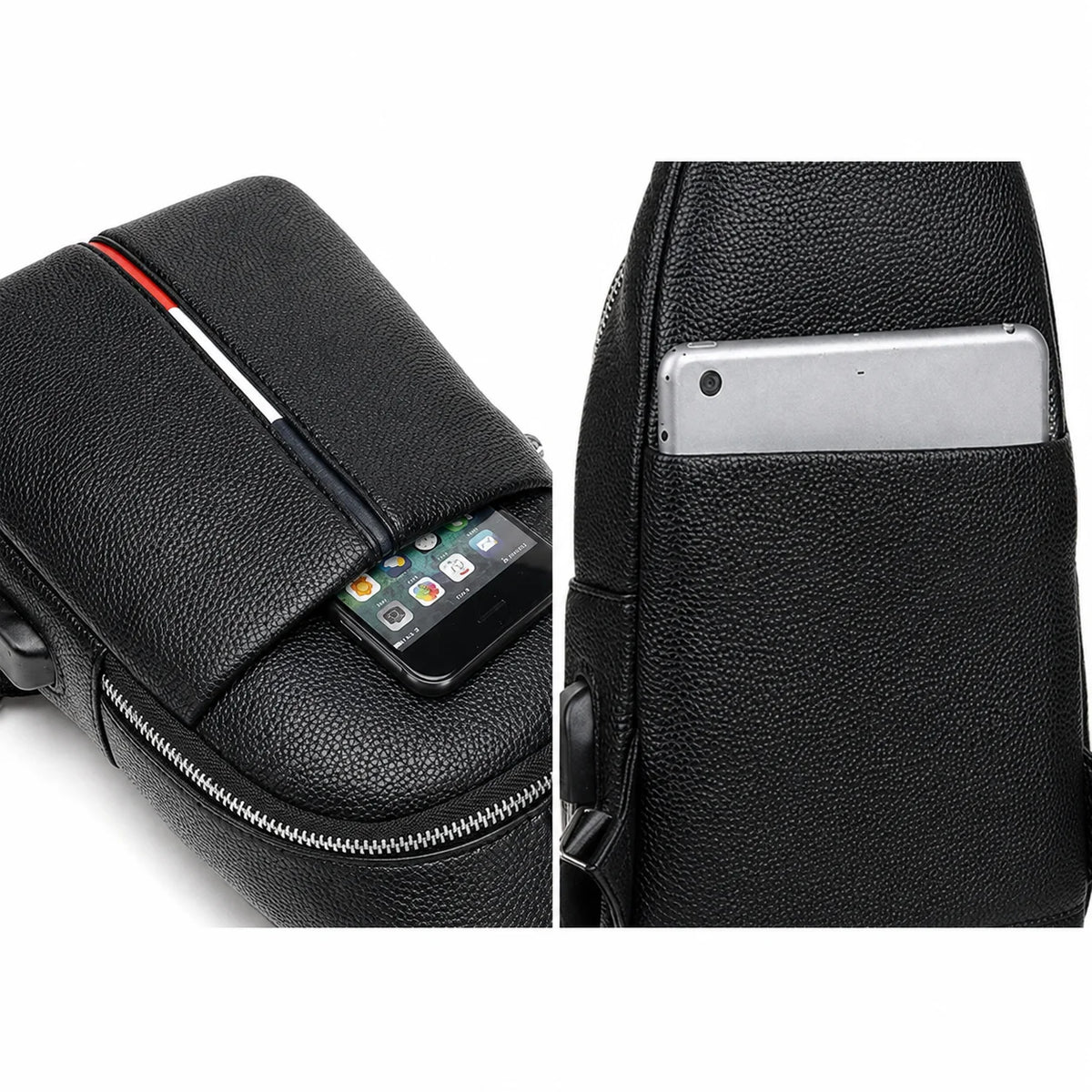 Men’s Sling Bag - Adjustable Crossbody Chest Bag