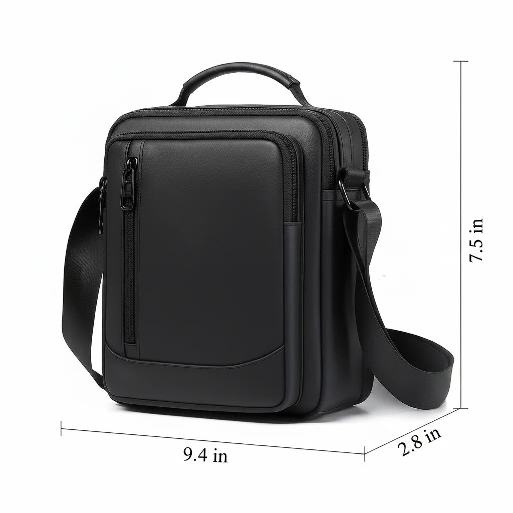 Men’s Small Crossbody Bag - Top Handle Design