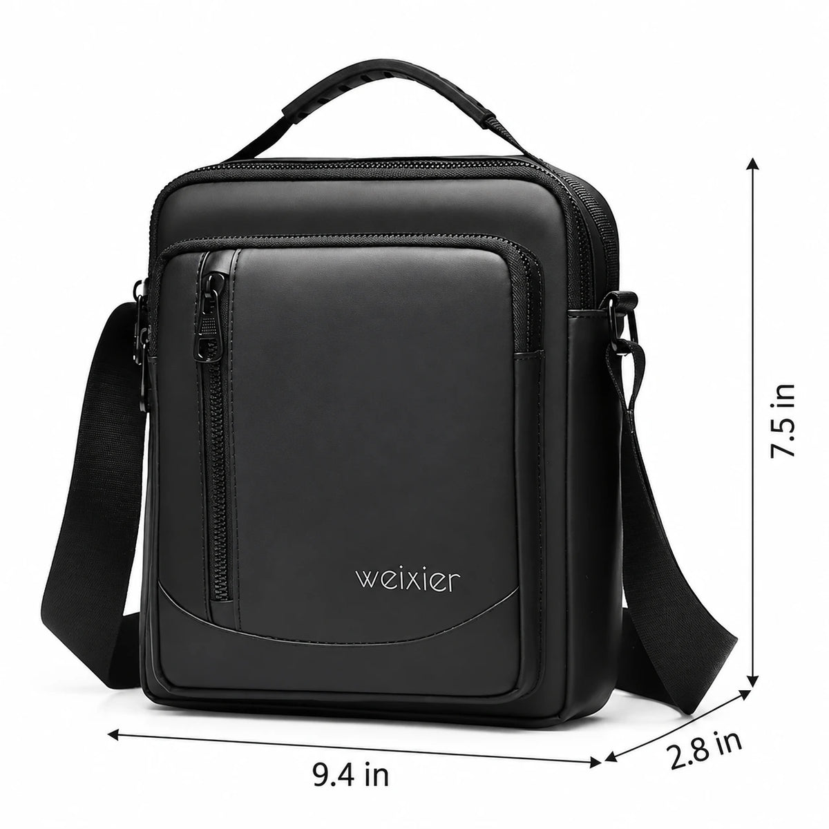 Men’s Small Crossbody Bag - Top Handle Design