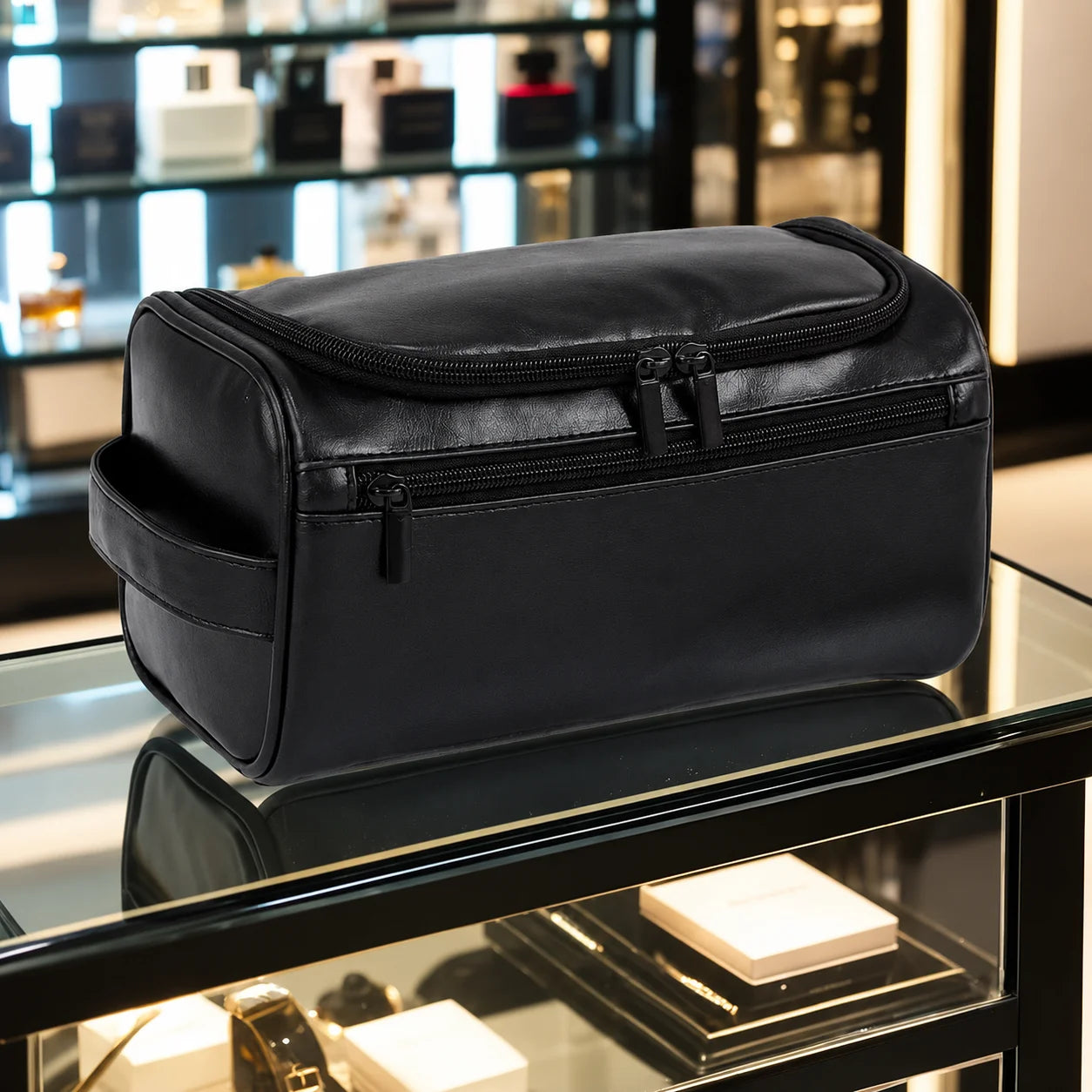 Men’s Toiletry Bag - Multi-Pocket Travel Case