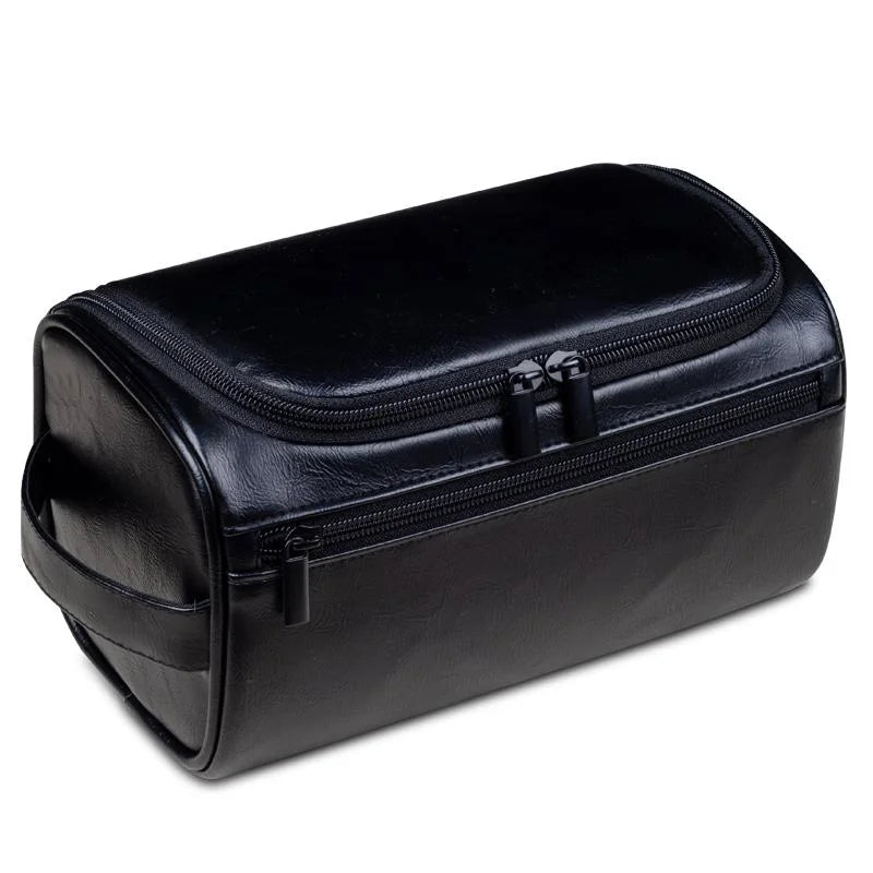 Men’s Toiletry Bag - Multi-Pocket Travel Case - Black