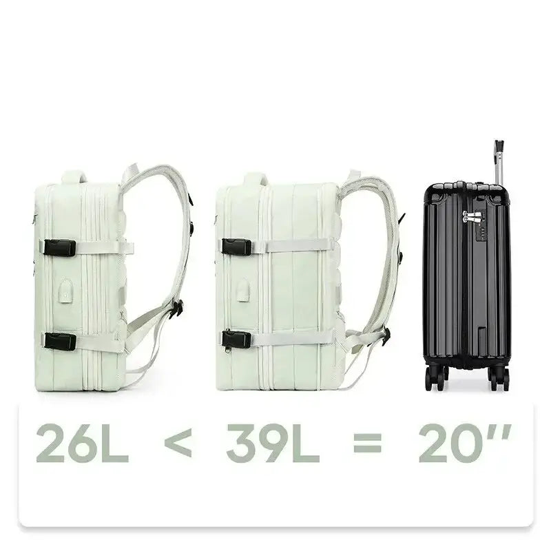 Men’s Travel Backpack – Expandable 28–40L Cabin Carry-On
