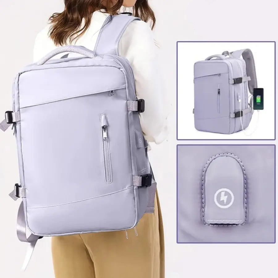 Men’s Travel Backpack – Expandable 28–40L Cabin Carry-On