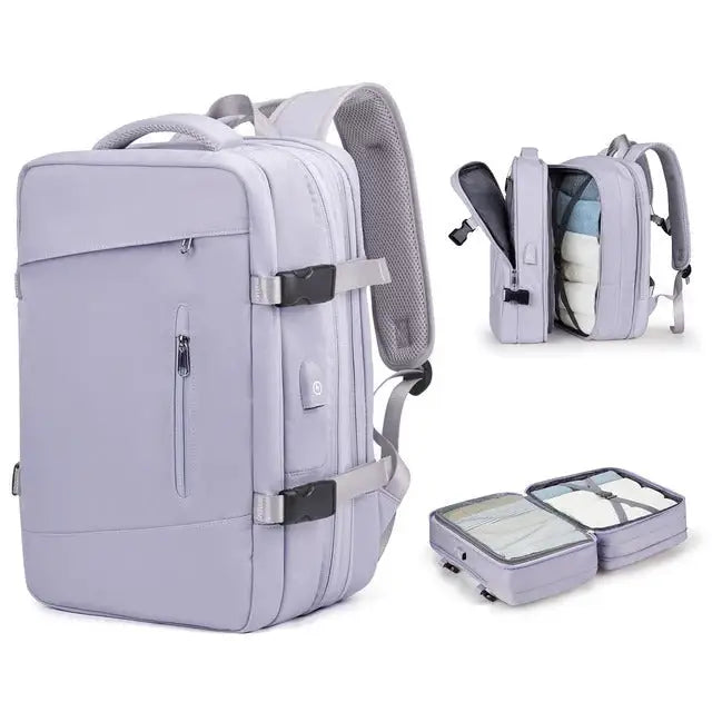 Men’s Travel Backpack – Expandable 28–40L Cabin Carry-On