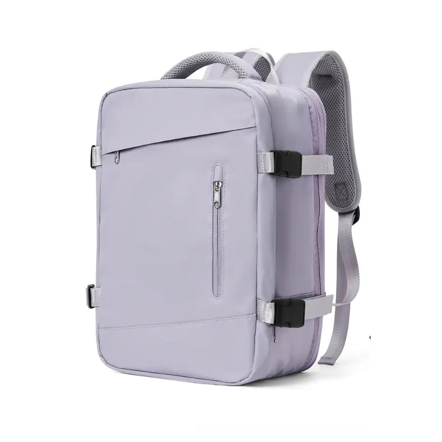 Men’s Travel Backpack – Expandable 28–40L Cabin Carry-On - Purple