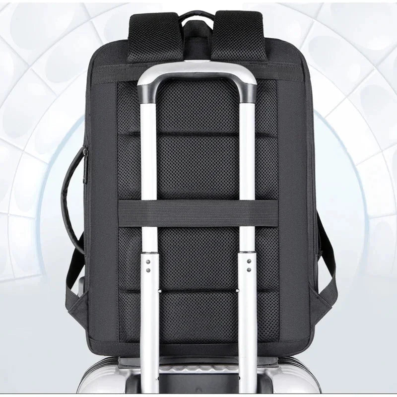 Men’s Travel Backpack - USB Charging Anti-Theft Carry-On