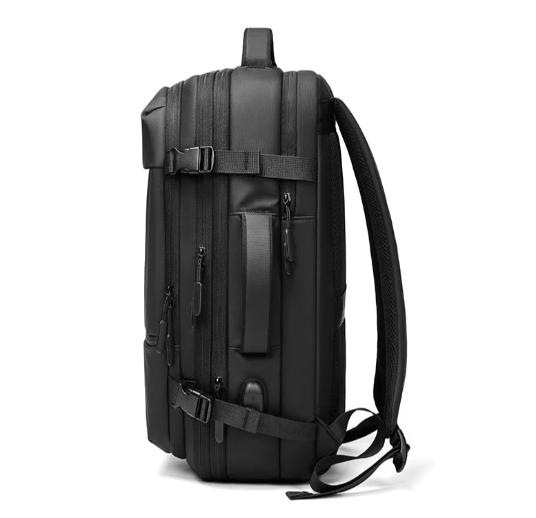 Men’s Travel Backpack – Expandable 30L Waterproof Nylon