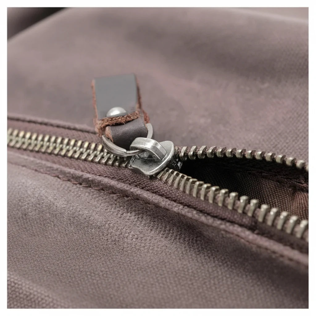 Men’s Waxed Canvas Backpack - Water-Resistant Rolltop Rucksack