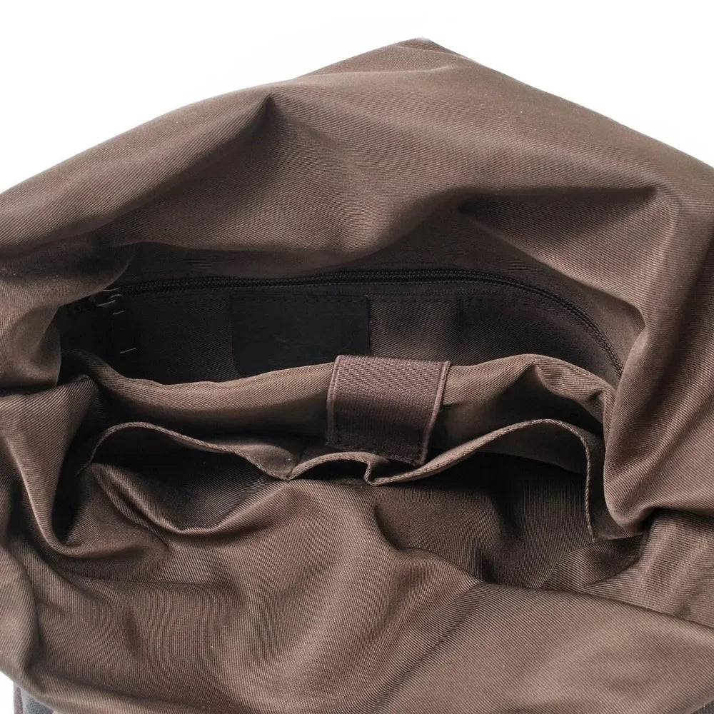 Men’s Waxed Canvas Backpack - Water-Resistant Rolltop Rucksack