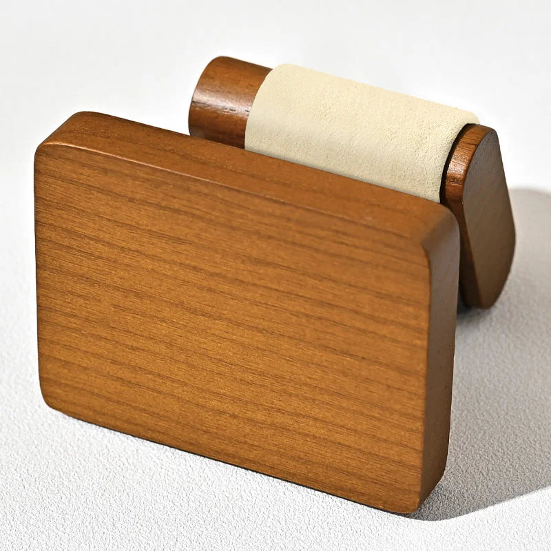 Men’s Wood Watch Stand - Microfiber-Lined Base