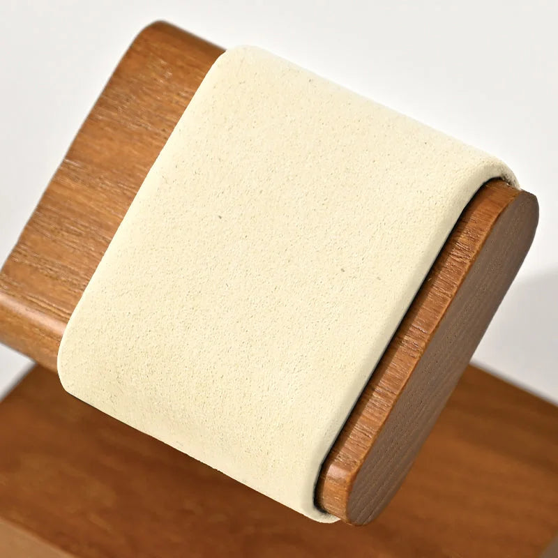 Men’s Wood Watch Stand - Microfiber-Lined Base