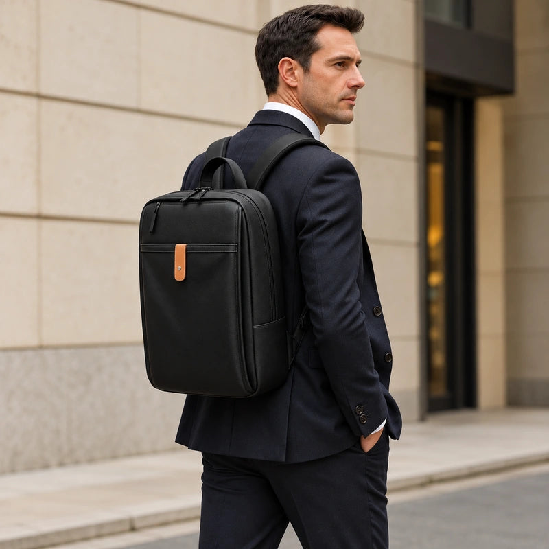 Men’s Work Backpack - Laptop Compartment Daily Bag