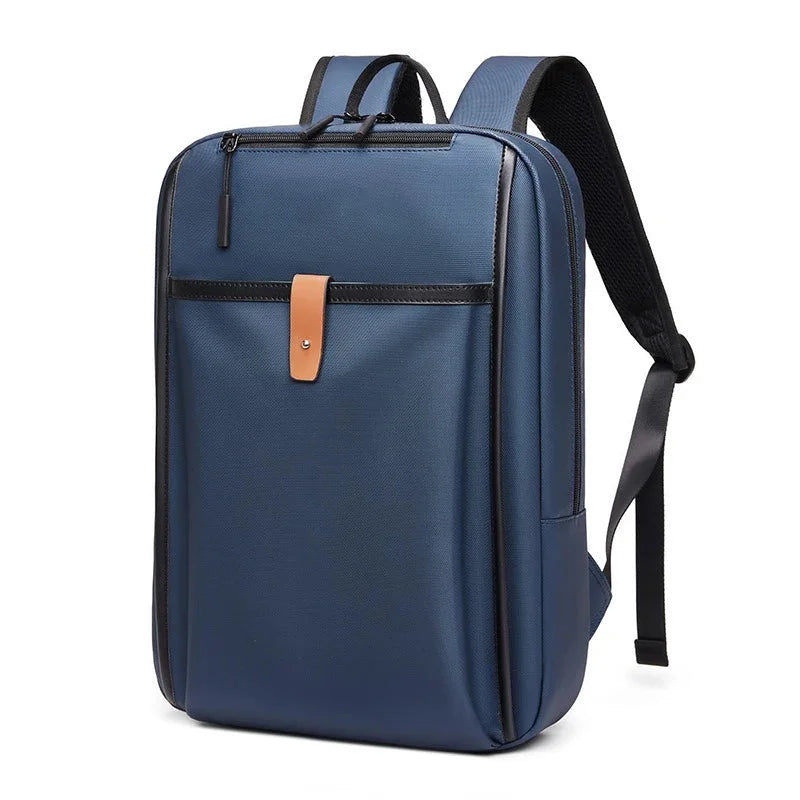 Men’s Work Backpack - Laptop Compartment Daily Bag - Navy