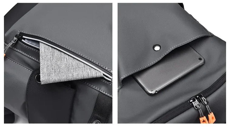 Men’s Work Backpack – Waterproof Laptop Bag with Magnetic Flap