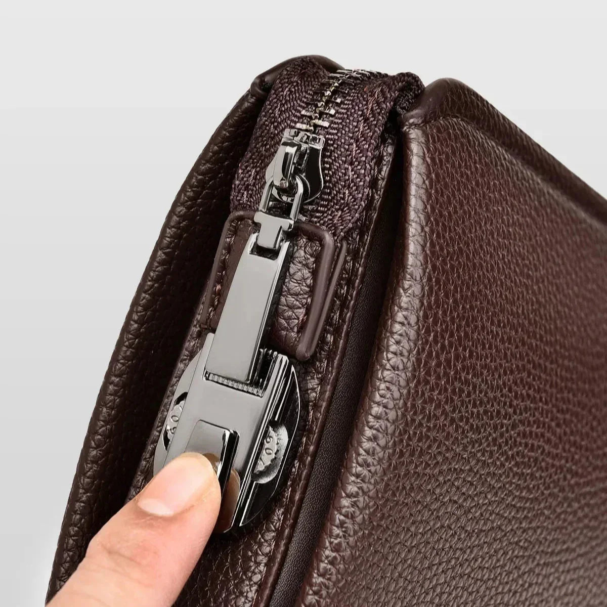 Men’s Zip Around Wallet - Wrist Strap Card Organizer