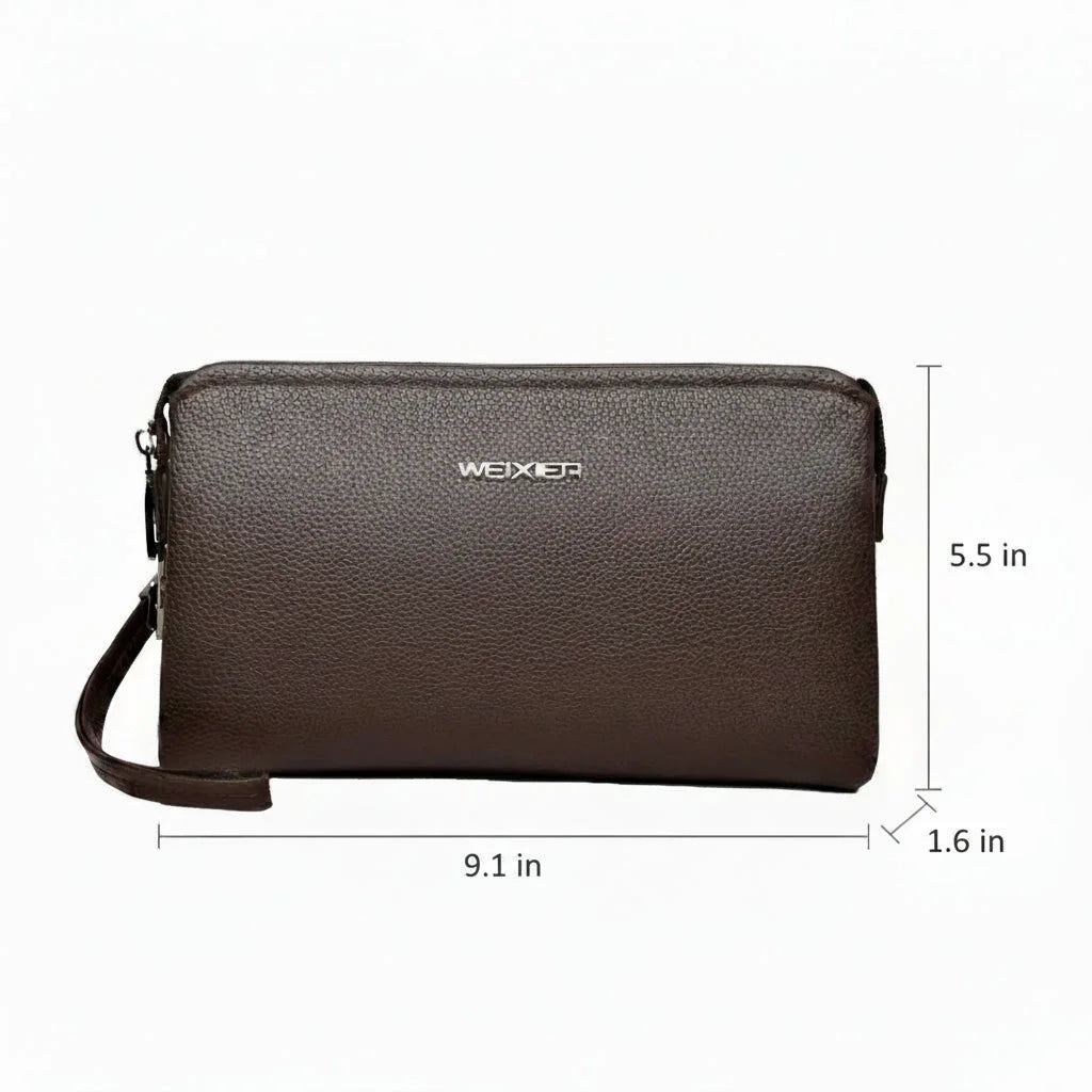Men’s Zip Around Wallet - Wrist Strap Card Organizer
